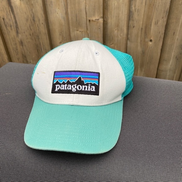 Patagonia P-6 Trucker Hat Blue - Picture 7 of 10
